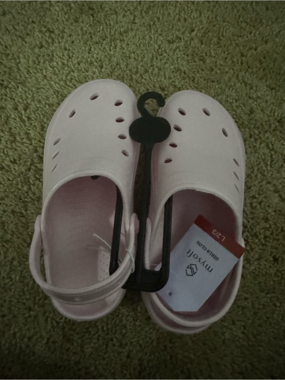 Kids Casual Slip-On Sandals in Light Pink